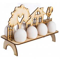 Domek i Kogut - stojak na 8 jajek